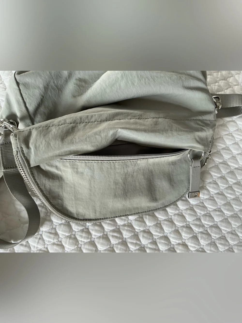 lululemon athletica All Night Nylon Silver Bag